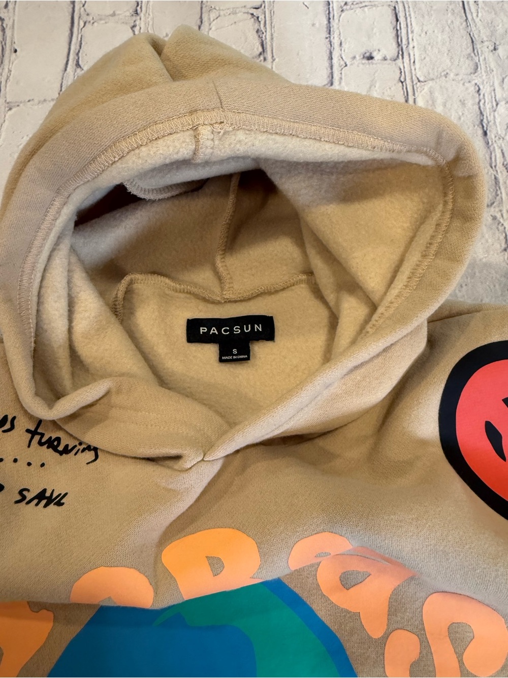 PacSun "Increase the Peace" Graphic Pullover Hoodie - Picture 5 of 6